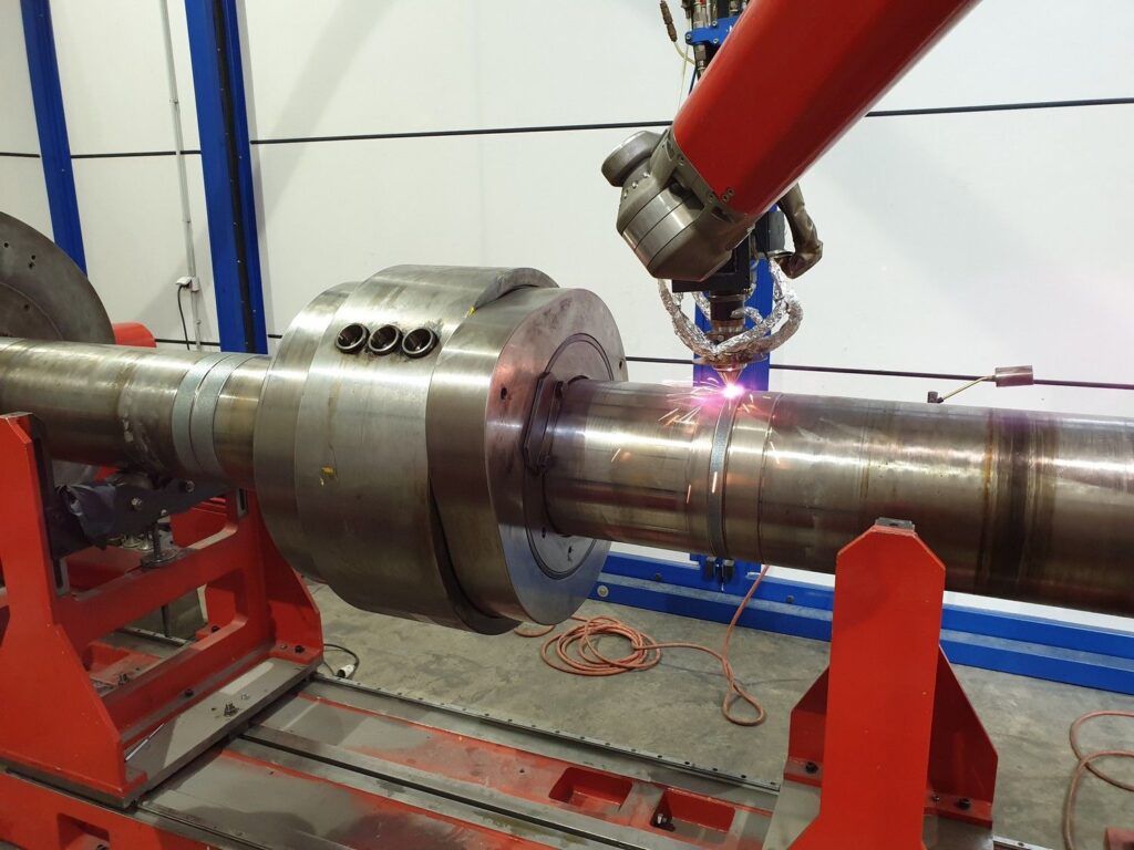 Build up of fuel cam fitting journal by Laser Cladding