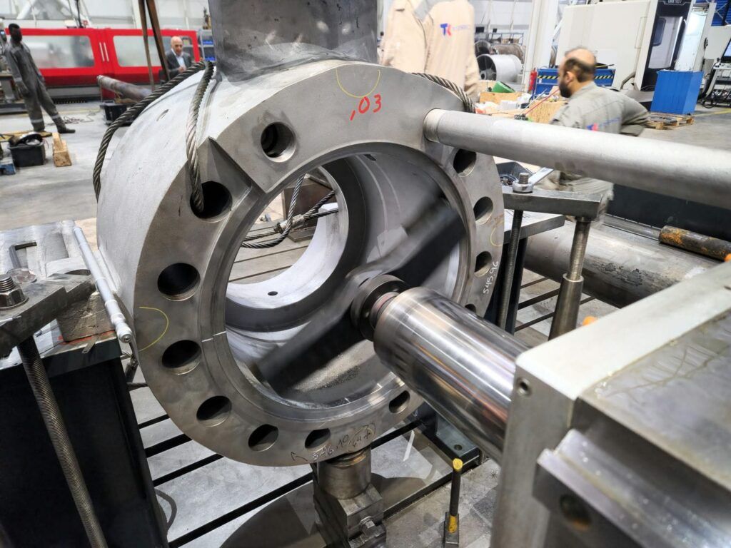 Machining of high-pressure pump casing