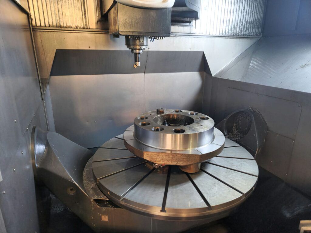 CPP Hub repair- Machining of blade carriers, preparation for Laser Cladding